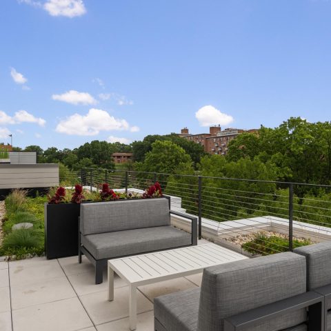 the west terrace focuses on relaxation around the lounge seating