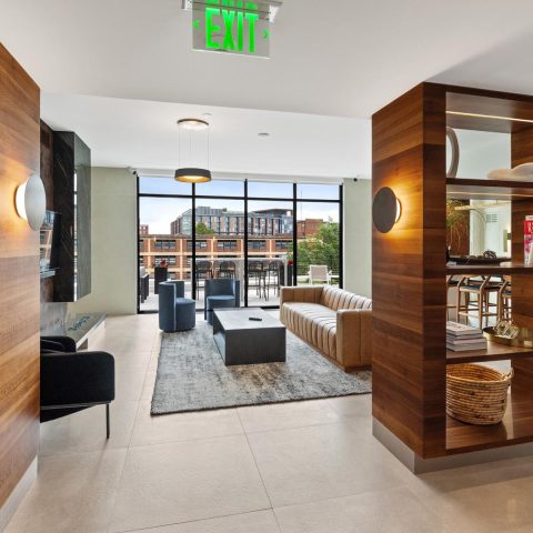 The penthouse level resident club suite